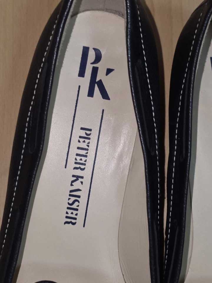 Tolle Peter Kaiser  Damenschuhe  Halbschuhe Leder Gr.40 UK 6,5 Schwarz - Bild 2 von 4