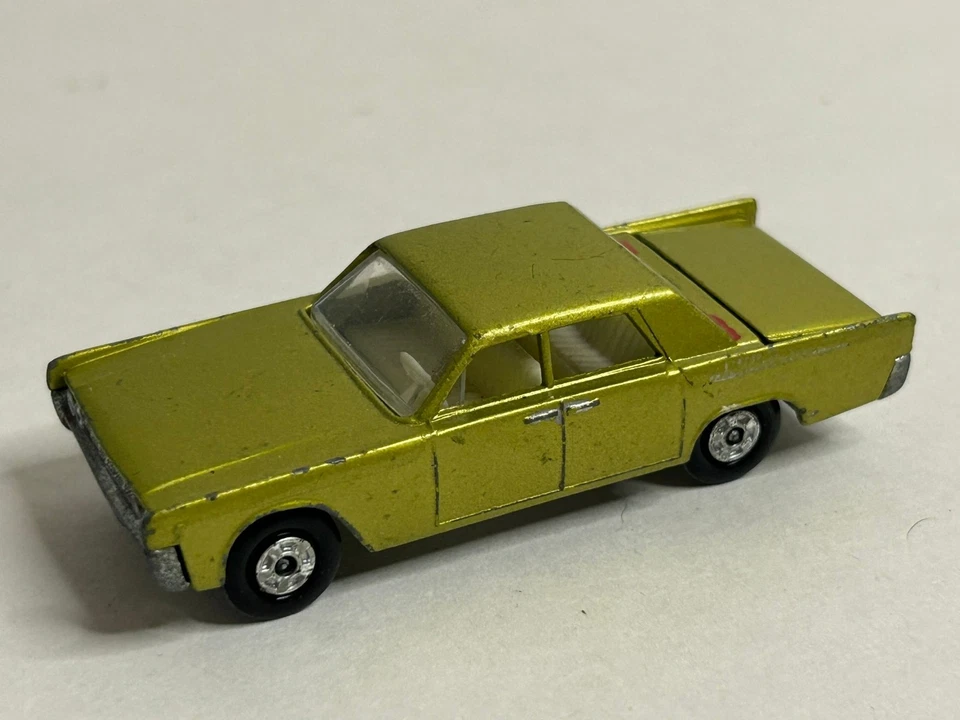 Caja de cerillas vintage Lesney Nº 31 Superfast Lincoln Continental Foto 2 de 4