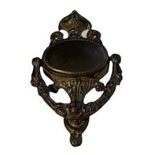 Vintage Door Knocker Large 10 inch New Orleans Art Nouveau Style, Baroque Metal