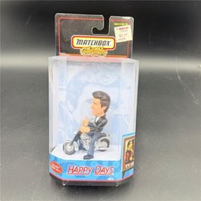 Matchbox Collectibles Happy Days Fonzie Figure on Motorcycle TV Series