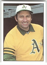 1975 SSPC Alvin Dark #488 Oakland Athletics