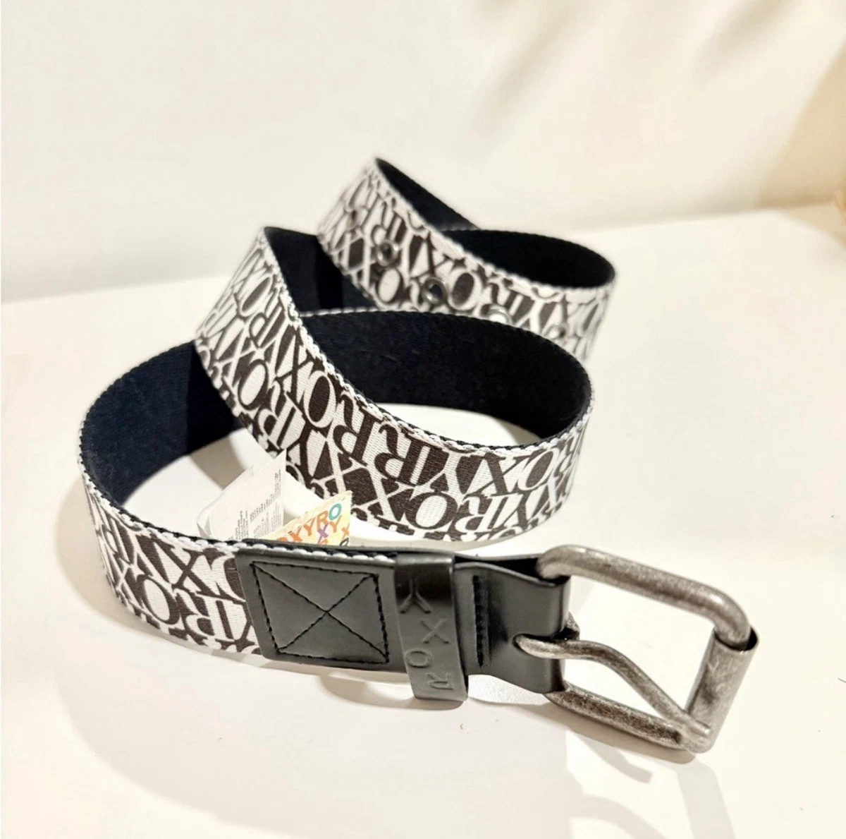 Roxy Cowgirl Belt Blazin Roxx Scalloped Rhinestone Cross Croc Print Belt  main image 2