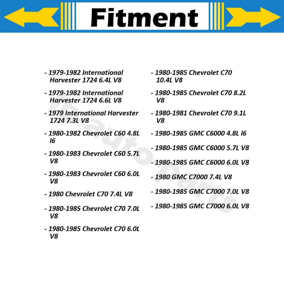 2x Cilindro de rueda de freno delantero superior para 1980 1981 1982 Chevrolet C60 4,8 L Foto 3 de 4