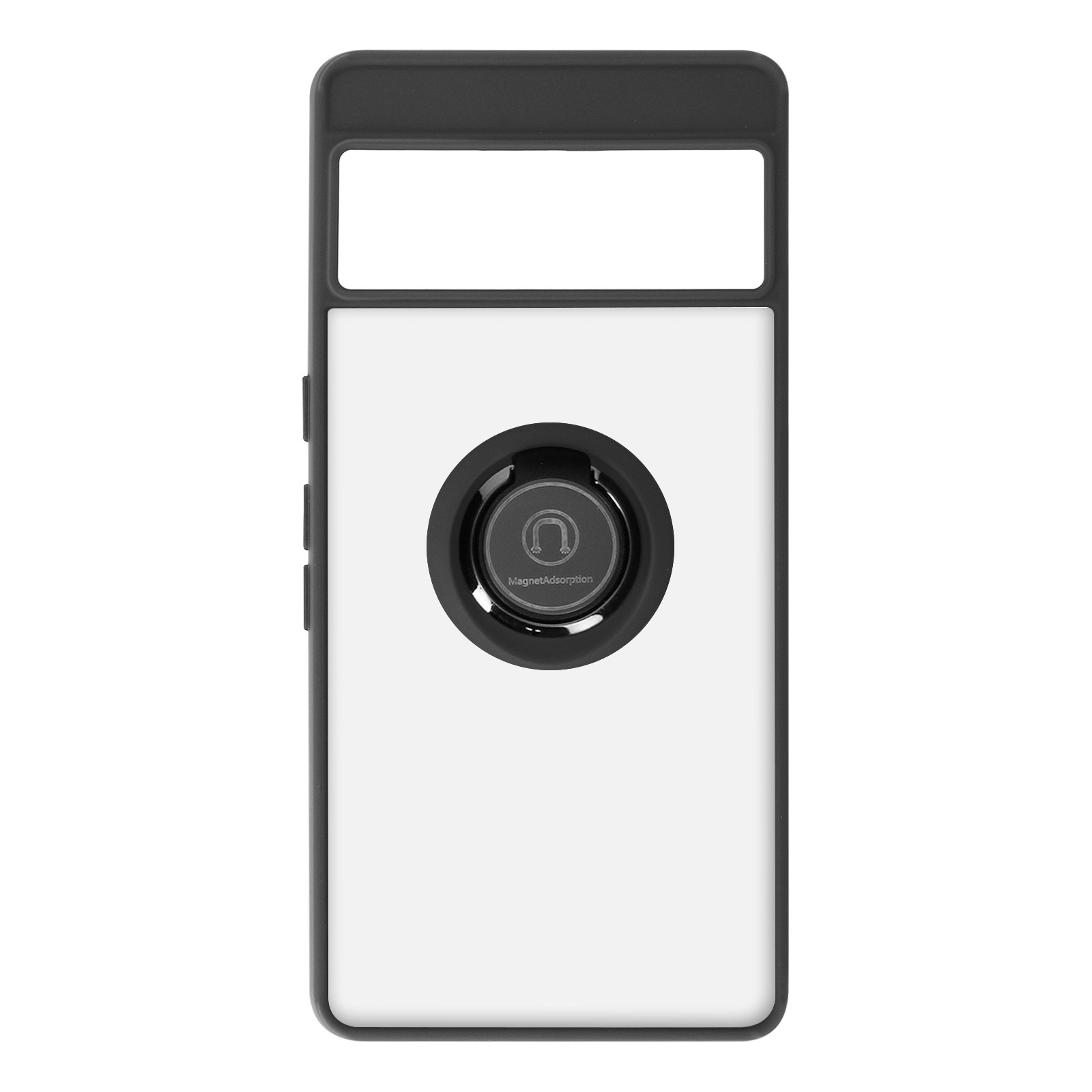 Coque Google Pixel 7 hybride antichoc avec béquille anneau noir
