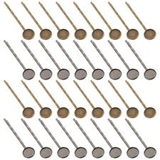  40 Pcs Hair Accessories Bottom Holder Blank Clips DIY Barrettes Hairpins