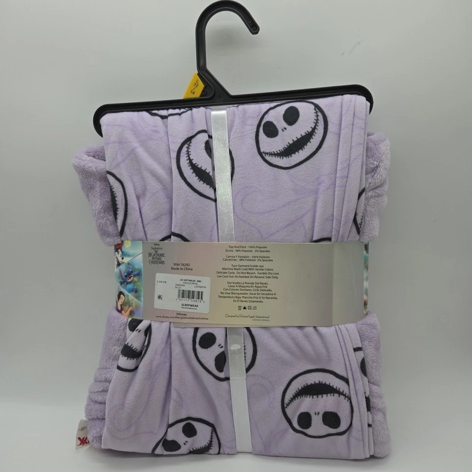 New Disney Women's Sleepware The Nightmare Before Christmas 3 Pc Pajama Set L/G - Image 3 of 4