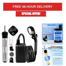 Portable Shower with Heater, 6000mAh Battery ...