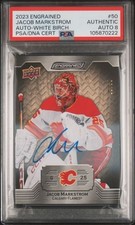 2023 UPPER DECK ENGRAINED JACOB MARKSTROM AUTO-WHITE BIRCH /50 b4