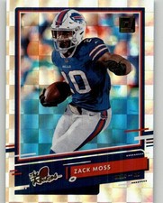 2020 Donruss Zack Moss The Rookies #TR-ZM Buffalo Bills
