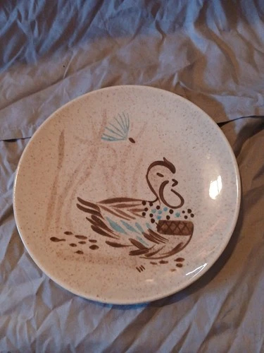 VINTAGE RED WING BOB WHITE 8" Plate All In Excellent Condition