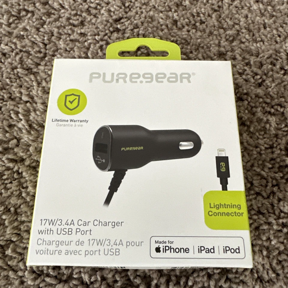 Puregear 17w/3.4A Car Charger (Micro USB) /w USB Ports / Charges 2 Devices - Image 4 of 4