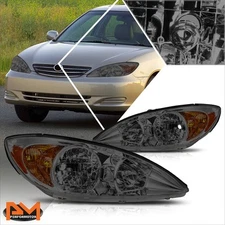 For 02-04 Camry XV30 Headlight/Lamp Replacement Smoked Housing Amber Side Corner