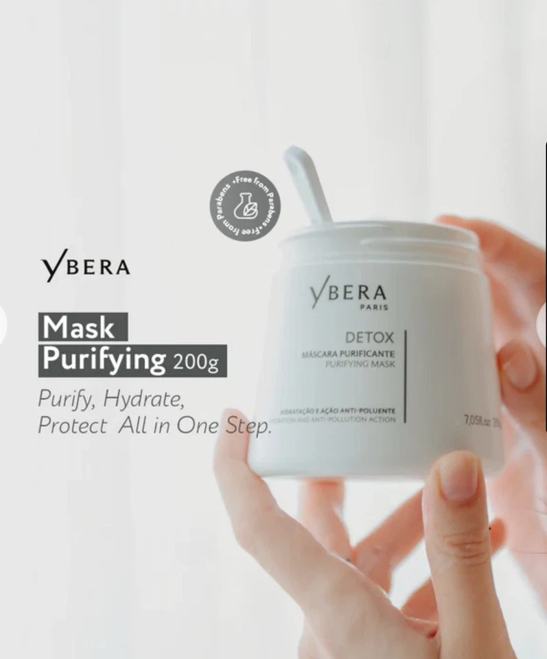 Champú e Máscara Detox Ybera Paris Cuidado del Cabello Foto 4 de 4