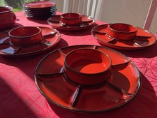 Schweiz Fondue Set Käse Schokolade Für 5/6 Personen - Sehr Gut Erhalten