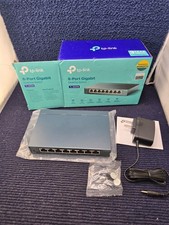 TP-Link TL-SG608: 8-Port Gigabit Ethernet Desktop Switch Unmanaged 1Gbps RJ-45