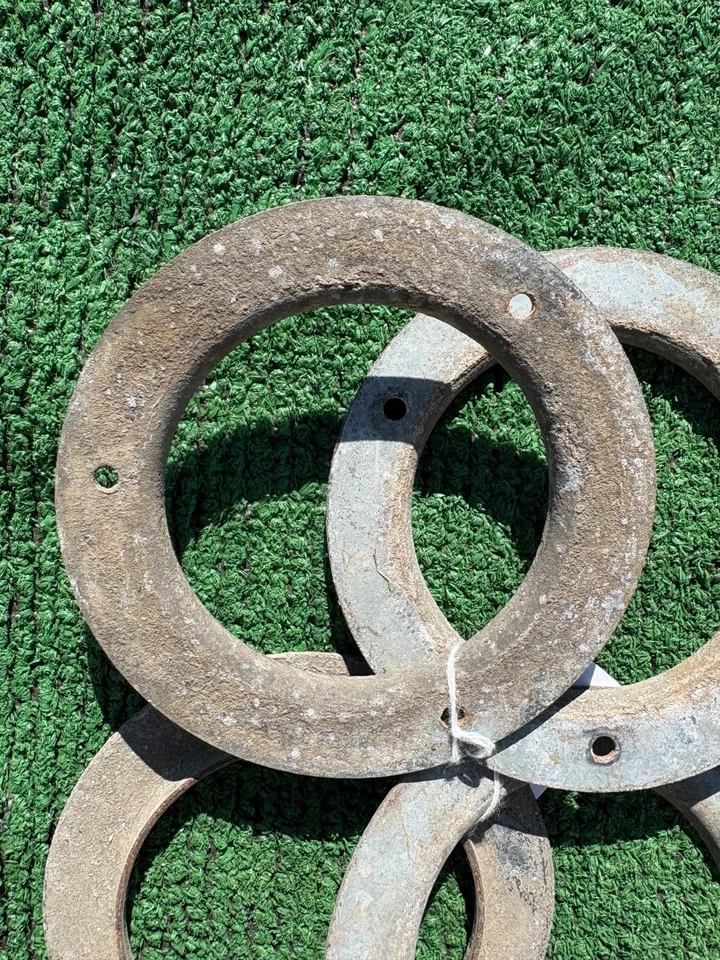 1964 Impala ss backside of hubcap center mounting rings 64 Super Sport - Image 2 of 4