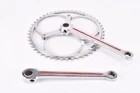 Mint Smutny 2-arm fluted cottered chromed steel crank set with 49 teeth 175 mm