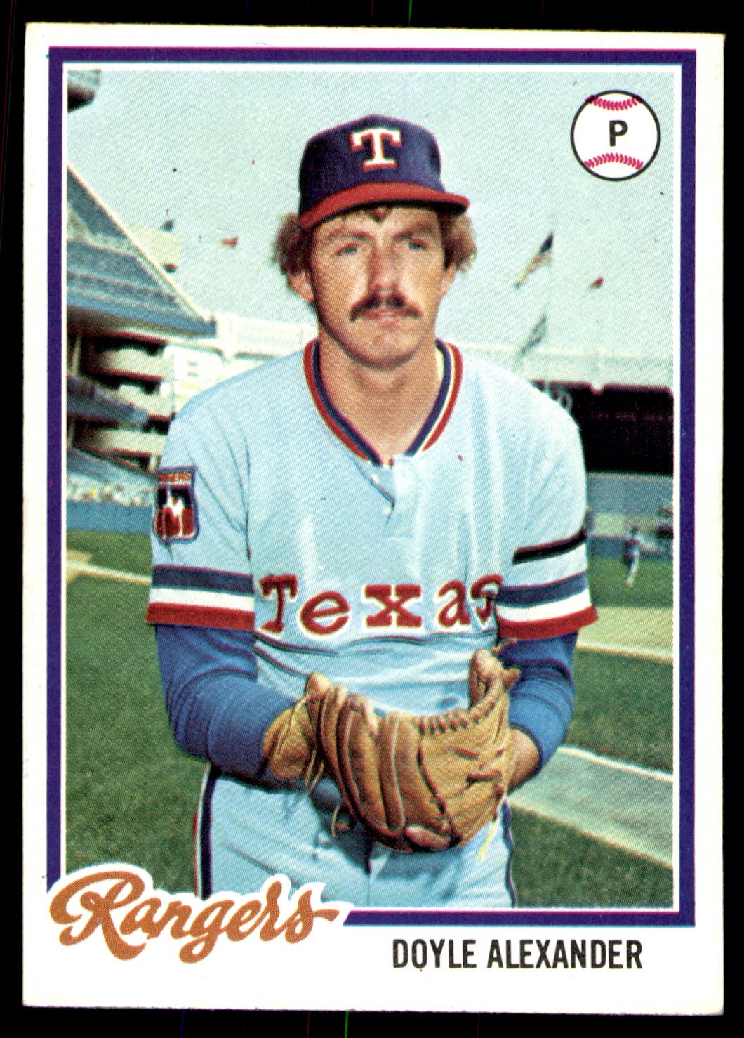 1978 Topps #146 Doyle Alexander Texas Rangers Card