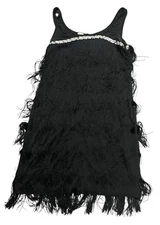 Spirit Women’s Black Flapper Dress Size Large