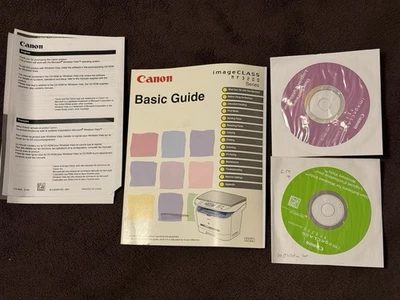 Documentation and installation software for a vintage Canon imageCLASS MF3200 - Image 1 of 2