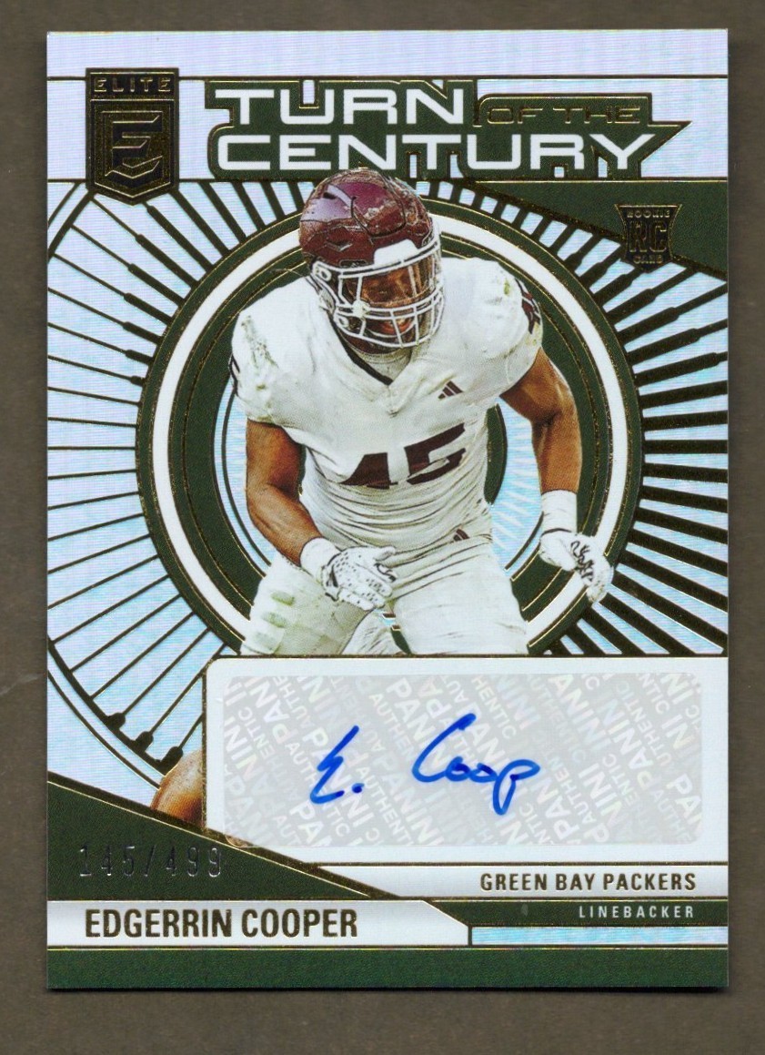 Edgerrin Cooper Panini Donruss Elite Turn of the Century Autographs #TCAECO Base