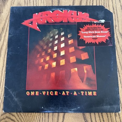 Krokus   One Vice At A Time - 1982 Arista AL 9591 Vinyl LP Record - EX/VG