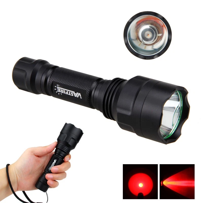 800yards Rotlicht LED Taschenlampe Gegen Verschlechterung Der Sehkraft Jagd Lamp - Bild 3 von 4