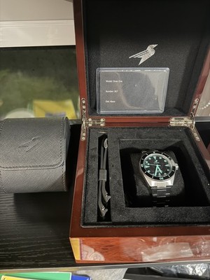 WREN Diver One Abyss Automatic 41mm 200m Steel  Full Set Limit Production