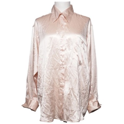 Dunnes Stores, Hemd, Größe: 40, Beige, Seide, Einfarbig, Satin, Damen #ZTx