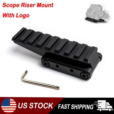 8 Slot Optic FAST Riser Scope Mount 20mm Picatinny Rail for 558 556 Sight Mount