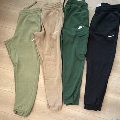 Nike Men s Jogger Pants Size S/M Cotton Drawstring Elastic Waist Multicolor Lot