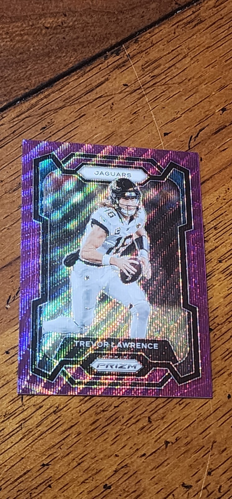 2023 Panini Prizm Trevor Lawrence /99 Purple Wave Prizm #139 Jaguars