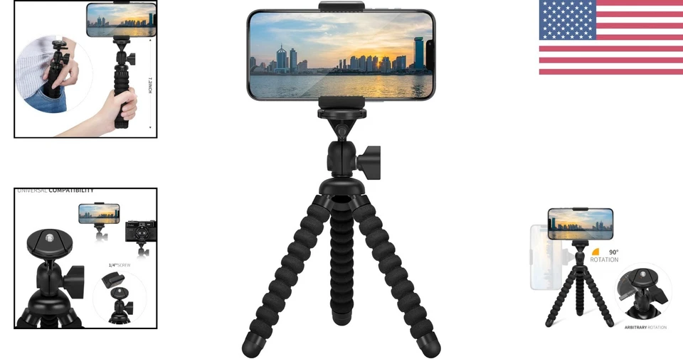 Universal Octopus Tripod Stand for iPhone & Smartphones - Lightweight & Portable - Image 2 of 4