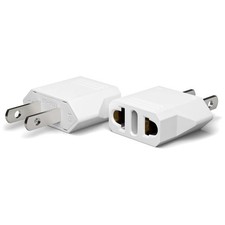 European to US Plug Adapter, Unidapt EU to US Adapters, Europe to USA Plug Adapt