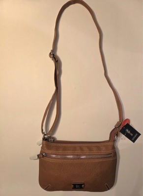 NEW w Tags Macy's Brown Medium Sized Style & Co Passport, Adj Shoulder/Crossbody