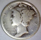 1924s Mercury Dime Coin Better Date 90% SILVER LOT #1  1924 S  NR  FREE SHIP