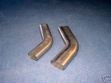 Exhaust Oval Tubing 45 Degree 3 Inch Mild Steel16ga.