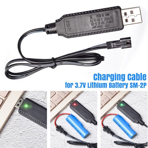 Usb-Ladekabel für 3.7V Lithium Batterie Ladegerät SM 2P ForRC Auto-Flugzeug