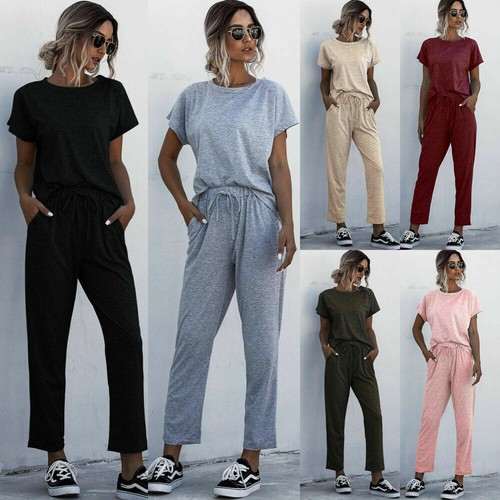 Ladies Top Suit Pants Loungewear | eBay