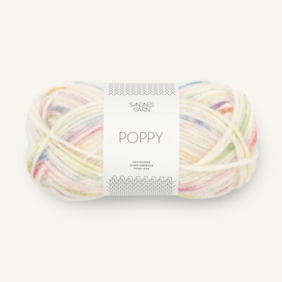 POPPY von SANDNES GARN - TUTTI FRUTTI (1010) - 50 g / ca. 110 m Wolle