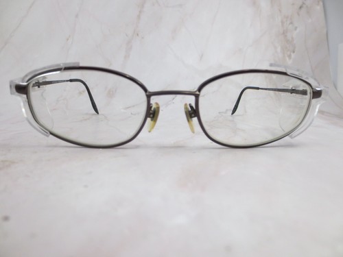 ATTITUDE 1 AO Safety Eyeglasses Frame Z87-2 Brown Steel Full Rim Rectangular - Afbeelding 1 van 7