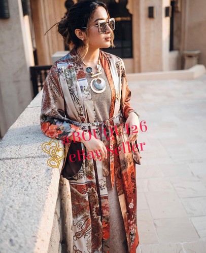 ZARA NEW WOMAN LONG BELTED PATCHWORK PRINT KIMONO SIZE: XS-XXL REF:  7809/018 | eBay