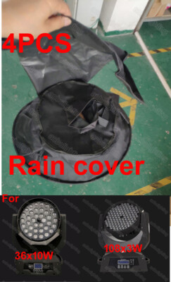 4pcs 36x10w Led moving Head Wash Zoom Party DJ Equipment Stage Disco Rain Cover