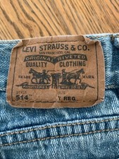 Levi  s boys 514, 7 regular jeans. Adjustable waist.