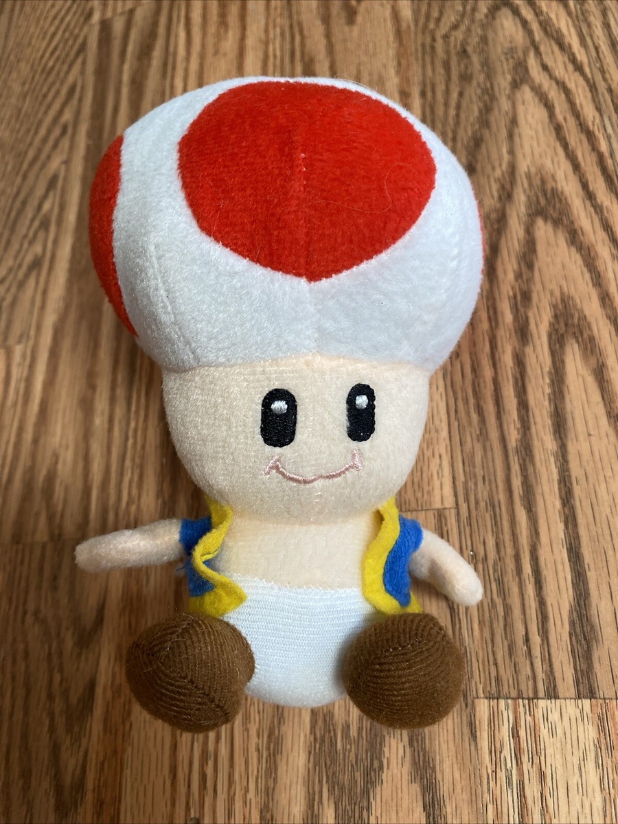 VTG Toad Super Mario Party Plush Toy Sanei Hudson Soft 2011 - Main Image