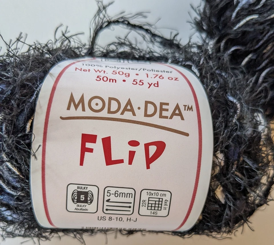 Moda-Dea Flip Eyelash w/ Inclusions Yarn Lot of 3 - Shadows - New - Image 3 of 4