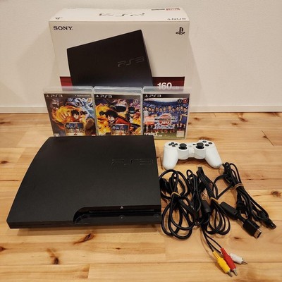 kazo【中古】SONY PlayStation3 CECH-3000A PS3 Charcoal Black CECH 3000A 160GB Console Box Sony