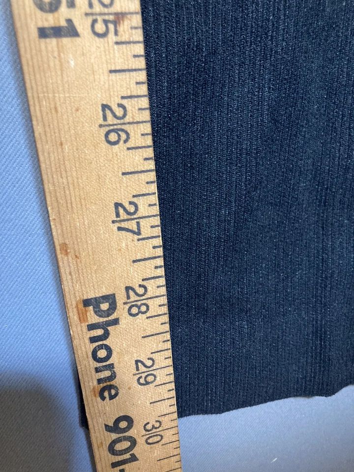 Pantalones para mujer Graff 12 negros de pana tirar de negocios carrera bolsillos rectos Foto 4 de 4