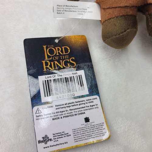 Lord of the Rings Gimli Toy Factory Plush Stuffed Chibi Doll New With Tags 8" - Picture 5 of 8