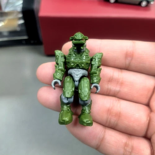 100 Stück Mega Construx Bloks Halo Mystery Packs Covenant Elite (grün) alte Gelenke - Bild 7 von 9